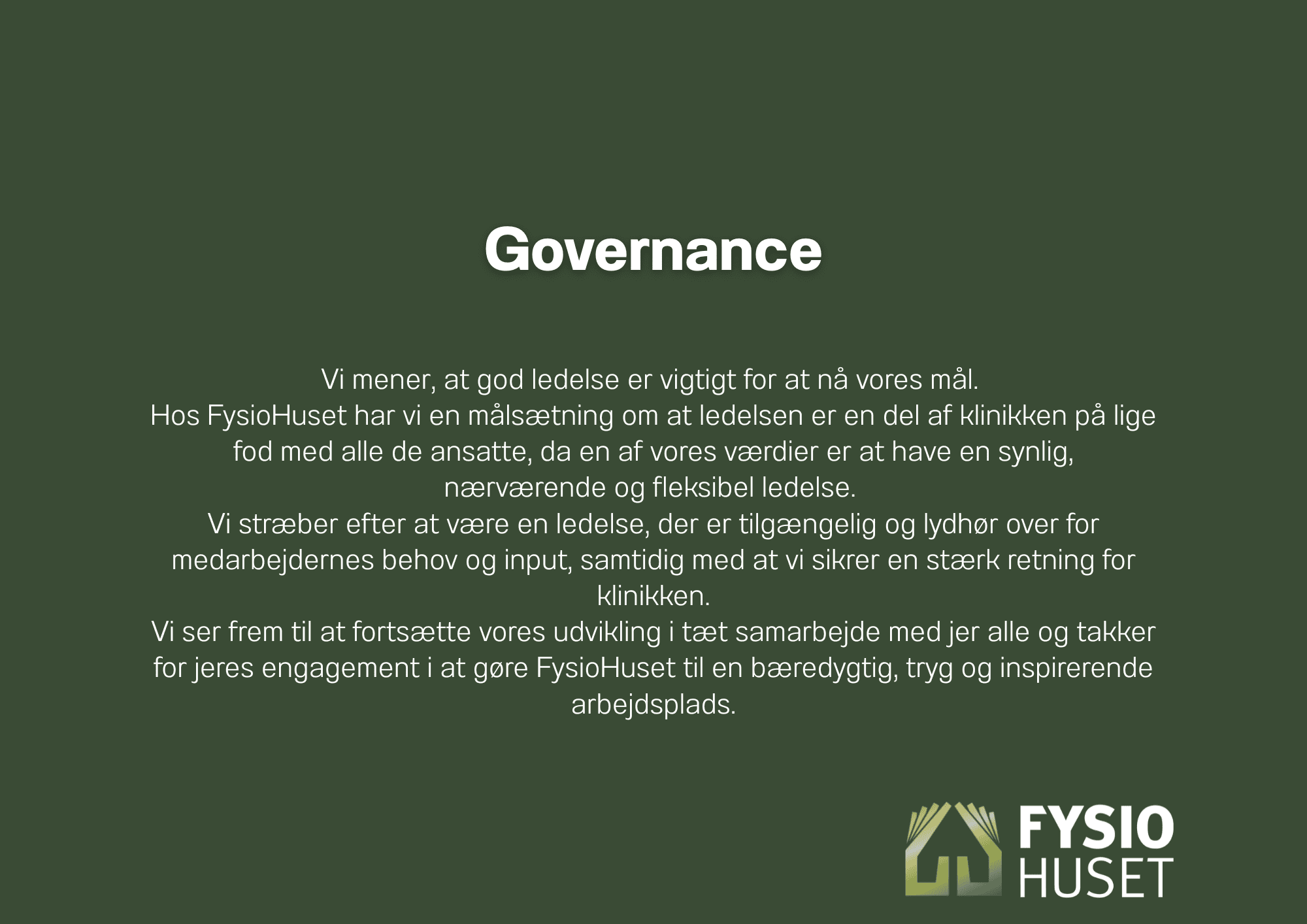 ESG rapport hos FysioHuset Skanderborg