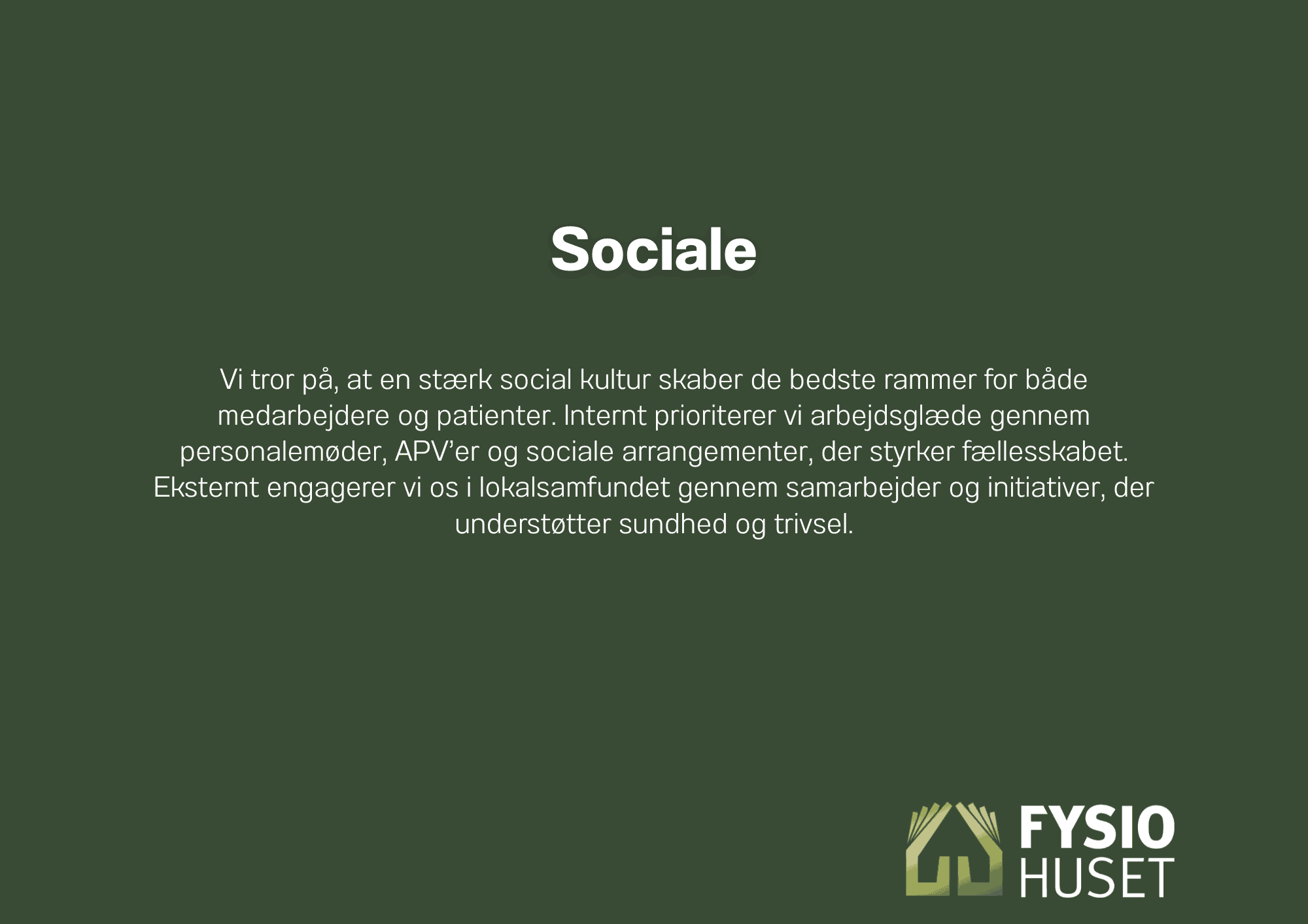 ESG rapport hos FysioHuset Skanderborg
